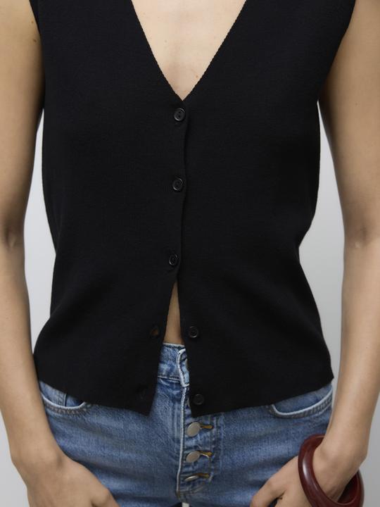 Actual product image Vero Moda AWSIMONE Gestricktes Oberteil Weste (XL)