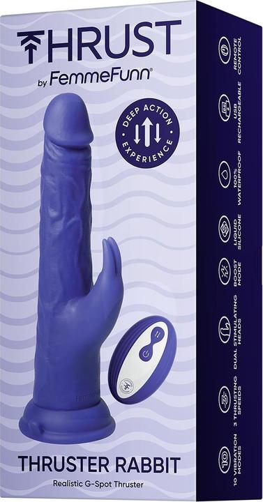 Actual product image Femme Funn Thruster Rabbit - Dark Purple