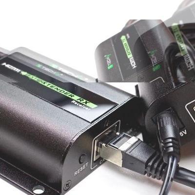 Produktbild Techly HDMI Extender via Cat RJ45 Kabel (0.07 m, HDMI)
