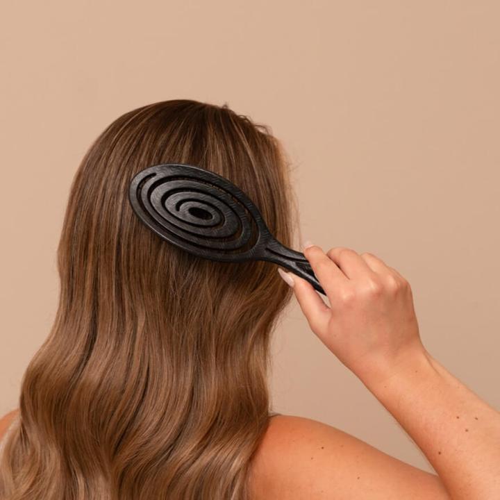 Immagine prodotto VBEAUTY Capelli - Spazzola di paglia BIO Detangler Dimensione da Viaggio Nero