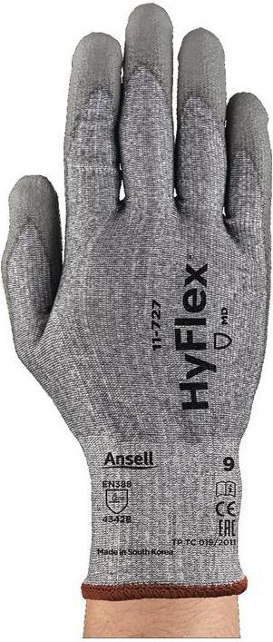 Ansell Schnittschutzhandschuhe HyFlex® 11-727 Grösse 11 grau EN 388 PSA-Kategorie II (11)