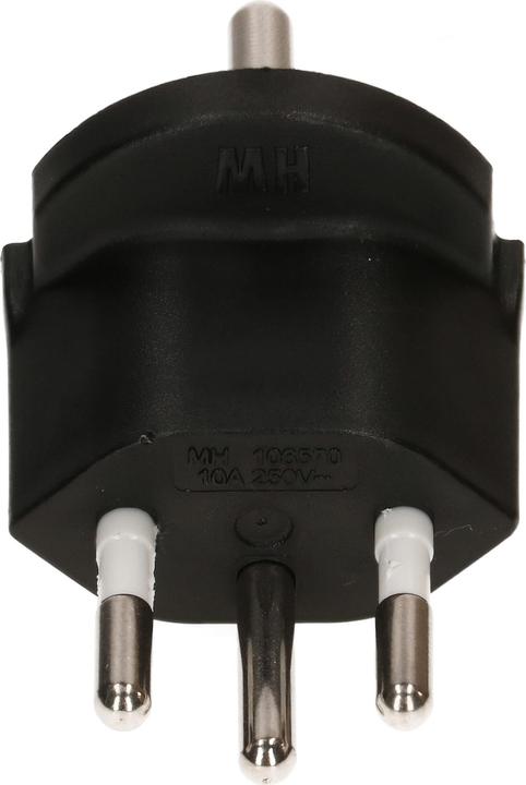 Actual product image Max Hauri Fixed adapter (Type 12, CEE 7/7)