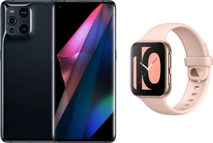 Immagine prodotto OPPO Trova X3 Pro + orologio oro rosa