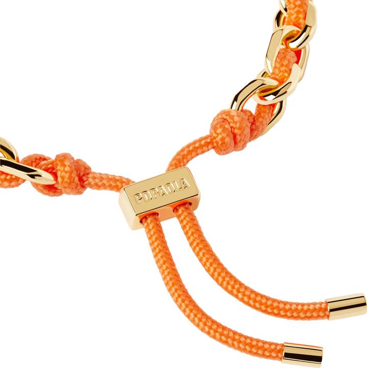 Pd Paola Armband (24 cm, Messing, Textil)
