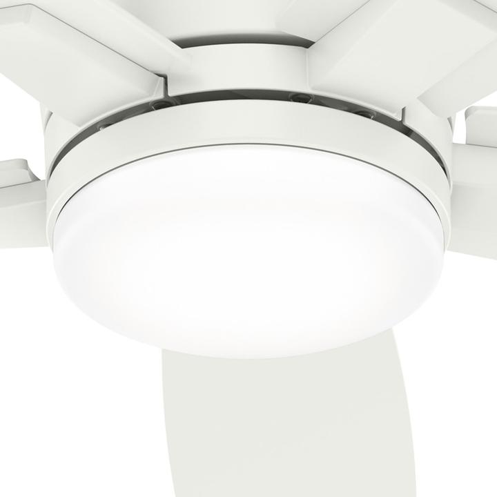 Produktbild Hunter Fans Deckenventilator Valencia Weiss mit LED & Fernbedienung (42 dB)