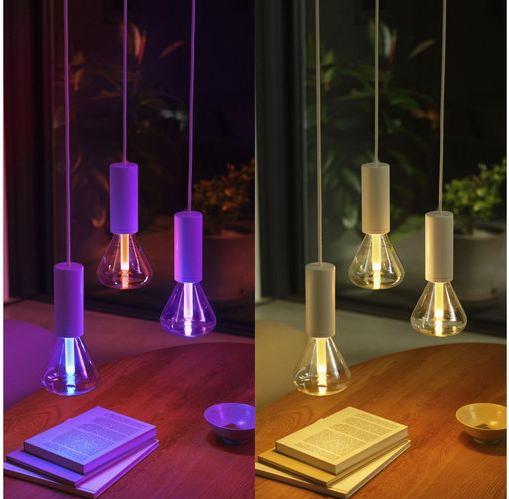 Produktbild Philips Hue White & Color Ambiance Lightguide Triangle (E27, 6.80 W, 500 lm, 1 x, G)