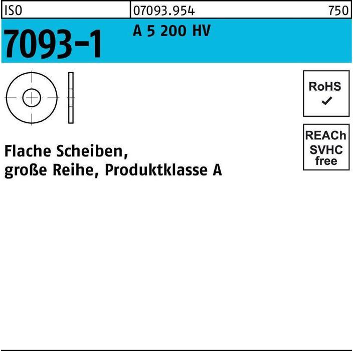Productafbeelding Sluitring ISO 7093-1 12 A 5 (1.4571) 200 HV