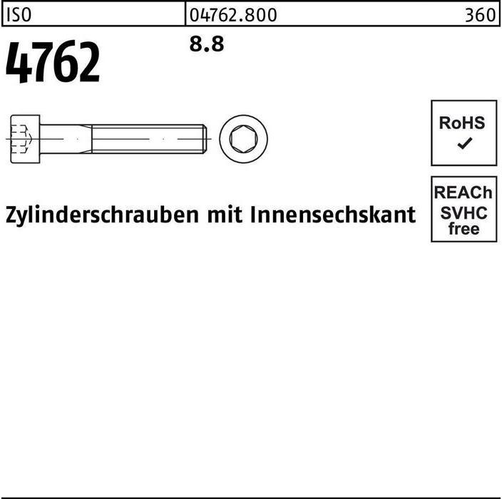Actual product image Cheese head screw ISO 4762 with hexagon socket M 30 x 360 8.8 (1 Screws per piece)