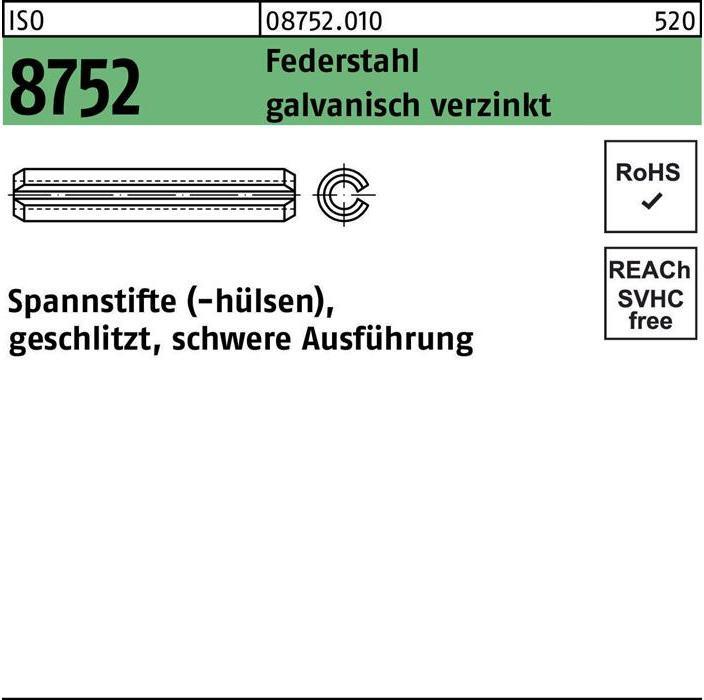Immagine prodotto Perno ISO 8752 con scanalatura 5 x 30 in acciaio zincato per impieghi gravosi ISO 8752