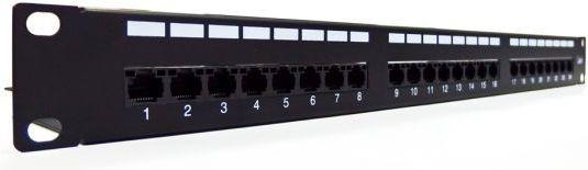 Immagine prodotto Digitus Professional DN-91624U - Pannello patch - RJ-45 X 24 - Nero, RAL 9005 - 1U (19")