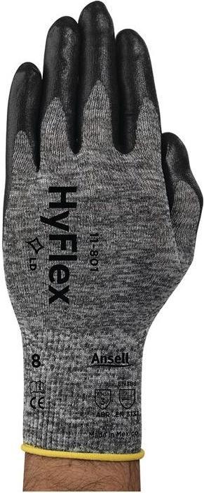 Image du produit Ansell Gants HyFlex 11-801 taille 8 gris/noir EN 388 EPI catégorie II (8)