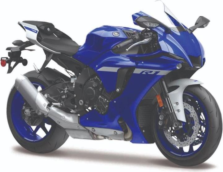Maisto Motor Yamaha YZF-R1 2021 Modell mit Ständer