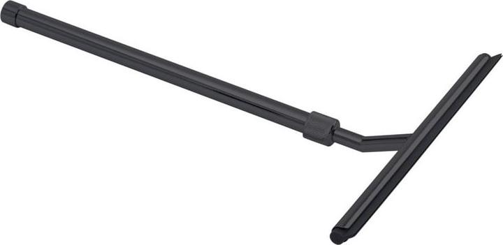 Actual product image Wenko Teleskop Badezimmerwischer Schwarz mit Doppel-Gummilippe