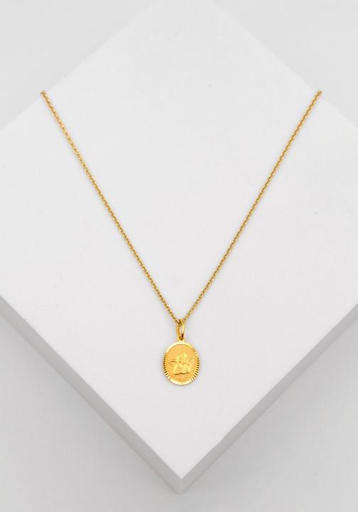 Produktbild Muau Pendant angel yellow gold 750, 17x9mm (750/18K Gelbgold)
