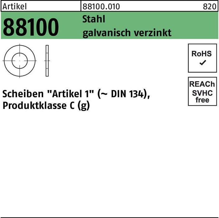 Actual product image Washer R 88100 24.5x 49 x3 Galvanised steel