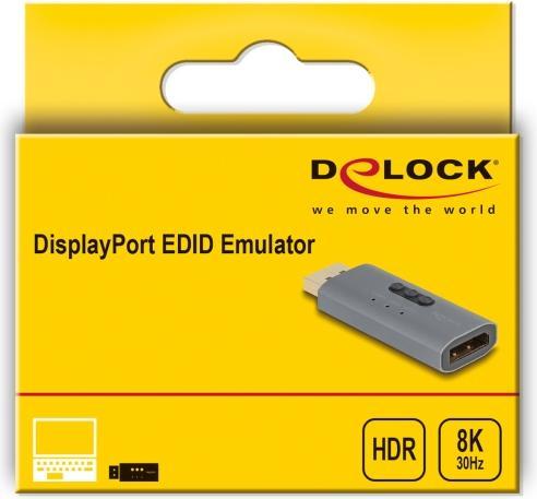 Produktbild Delock DisplayPort EDID Emulator 8K (6.28 cm)