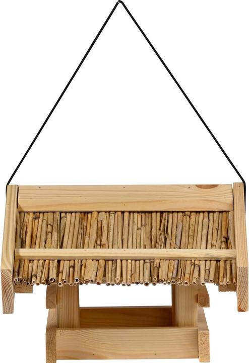 Produktbild Dobar Vogelfutterhaus "Torshavn" mit Schilfdach, hängend