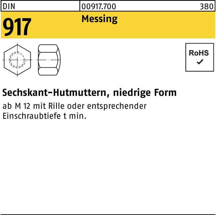 Actual product image DIN 917 niedrige Form