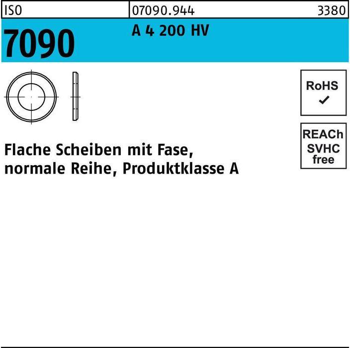 Productafbeelding Sluitring ISO 7090 w.afschuining 20 A 4 200 HV