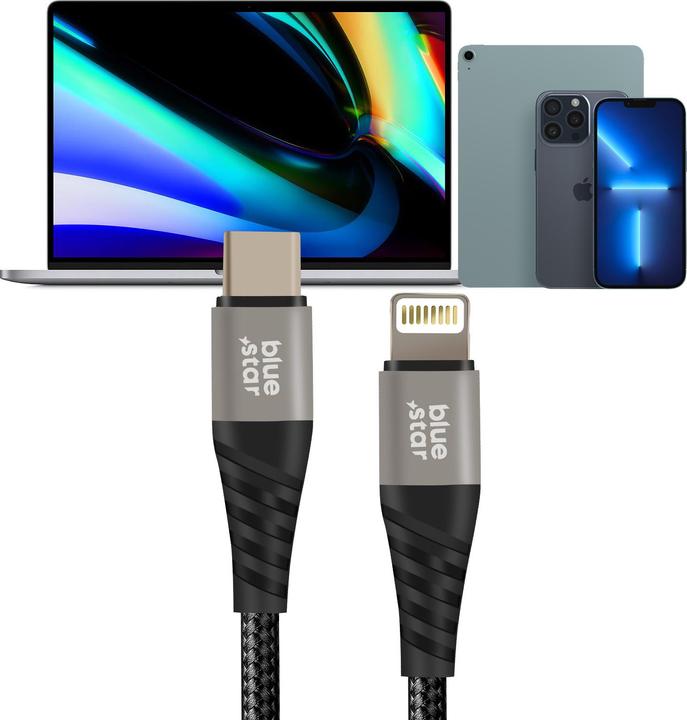 Image du produit Câble USB-C / Lightning 2.4A (1.20 m, USB 3.2 Gen 1)