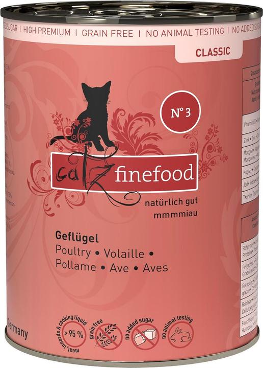 Produktbild Catz Finefood No.03 Geflügel (Adult, 1 Stk., 400 g)