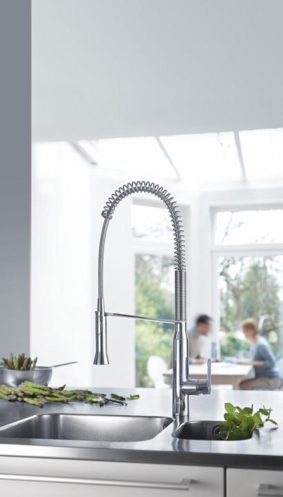 Image du produit Grohe Robinet de cuisine avec bec flexible K7 chrome brillant 32950000