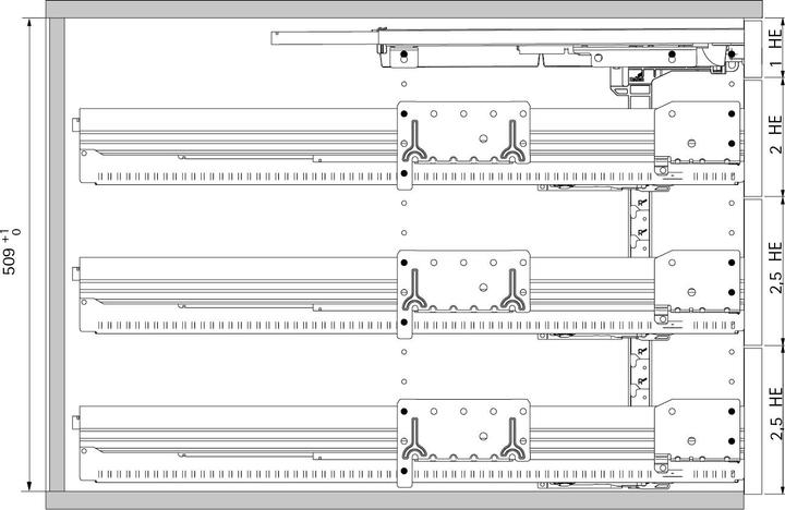 Immagine prodotto Hettich Set completo di estensioni