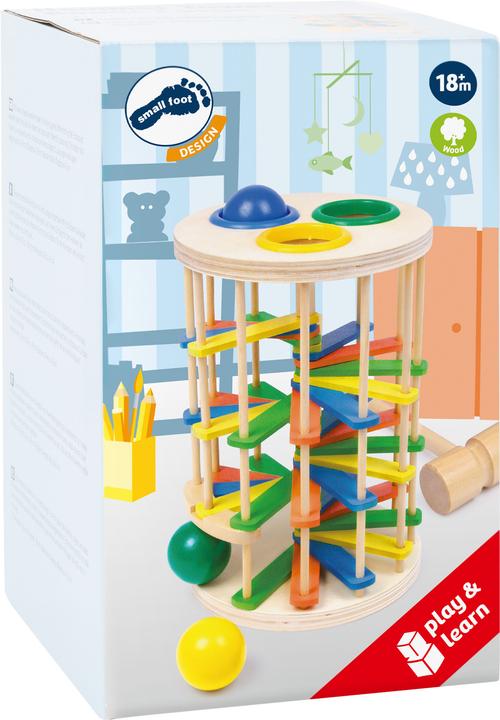 Actual product image small foot Knocking ball tower