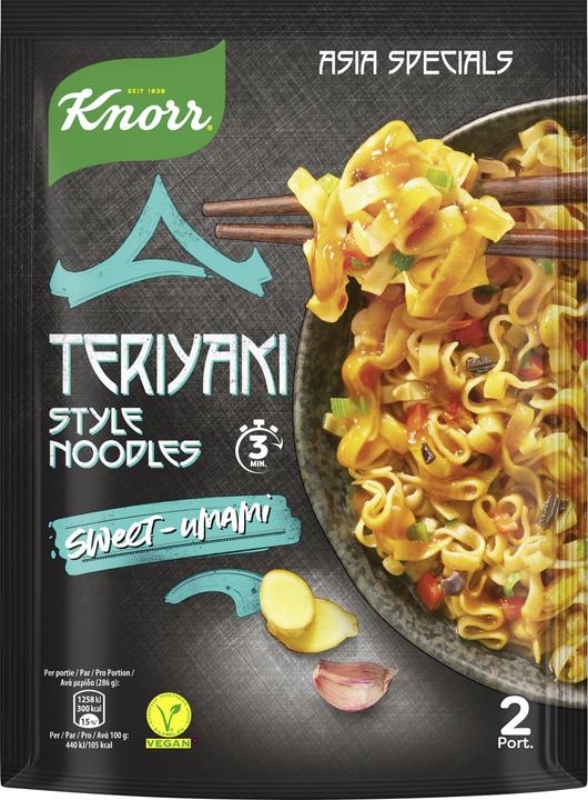 Actual product image Knorr Asia Specials Teriyaki Style Noodles sachet 2 portions (135 g)