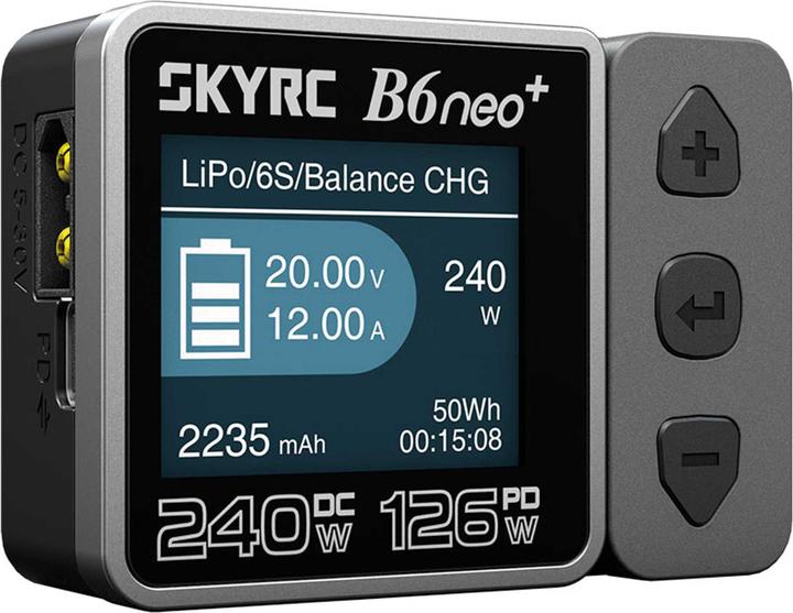 Image du produit SkyRC B6neo+ Ladegerät grau LiPo 1-6s 10A 200W