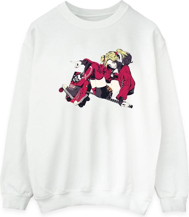 Produktbild Harley Quinn Rollerskates Baumwolle Sweatshirt (4XL)