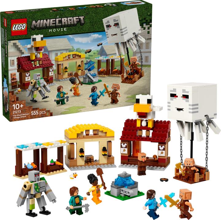Immagine prodotto LEGO L'attacco del pallone Ghast (21273, LEGO Minecraft)