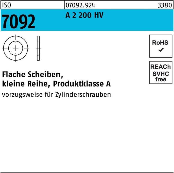 Image du produit Rondelle ISO 7092 8 A 2 200 HV