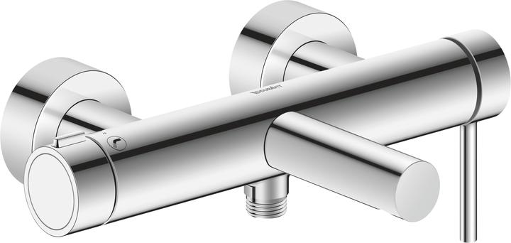 Duravit Circle Einhebel-Wannenmischer, Ausladung 185 mm, Aufputz, Chrom, CE5230000010