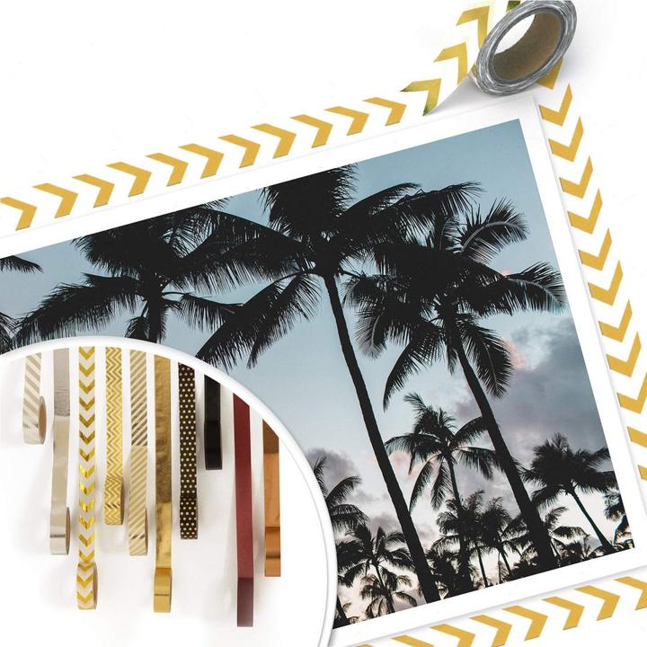 Produktbild Trenddeko Sunset and Palms (50 x 40 cm)