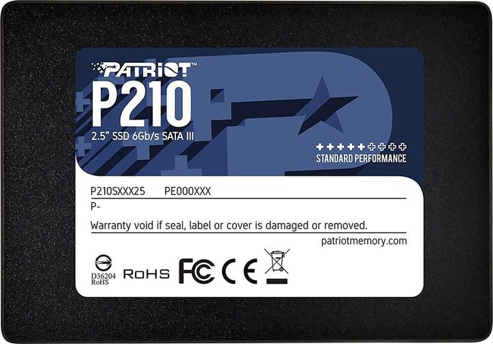 Actual product image Patriot P210 Serial ATA III (128 GB, 2.5")