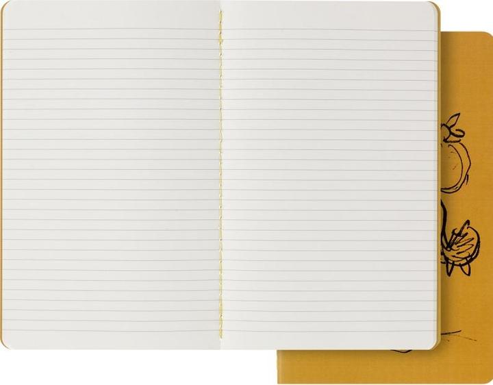 Image du produit Moleskine Cahier - Van Gogh, Large/A5, Lot de 2, réglés, couverture cartonnée (A5, À rayures, Couverture souple)