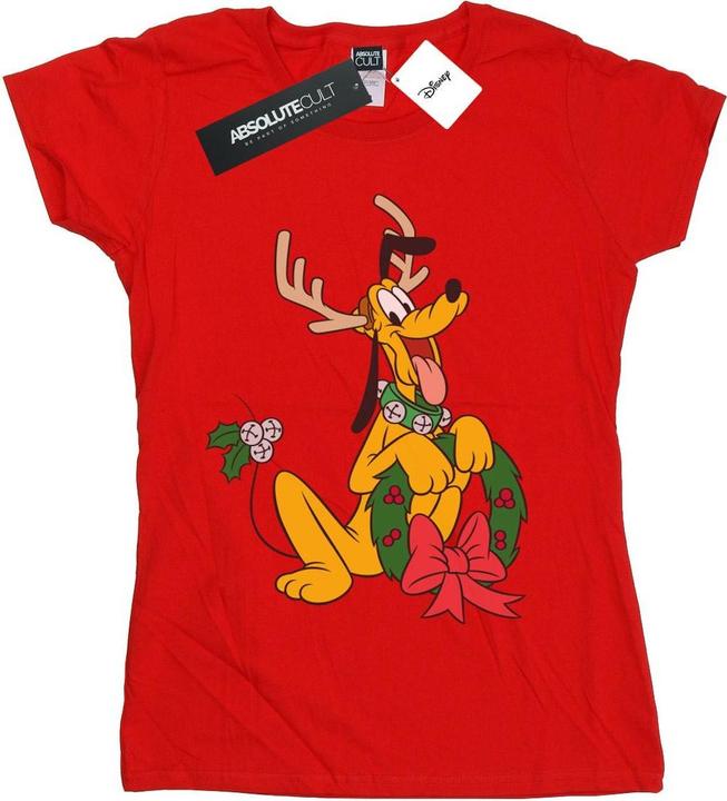 Disney Pluto Christmas Reindeer TShirt (L)