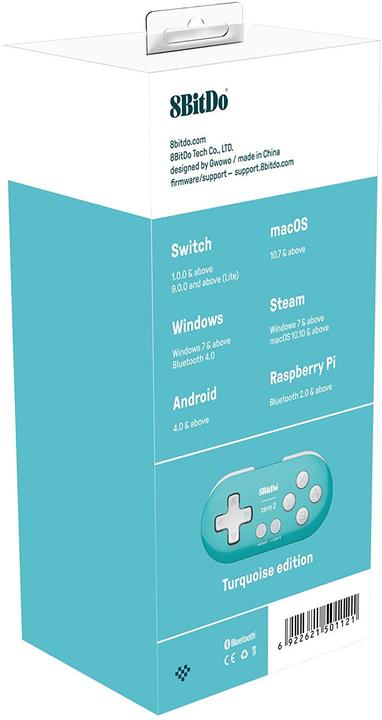 Actual product image 8bitdo Zero 2 (Mac, Android, Switch, PC)