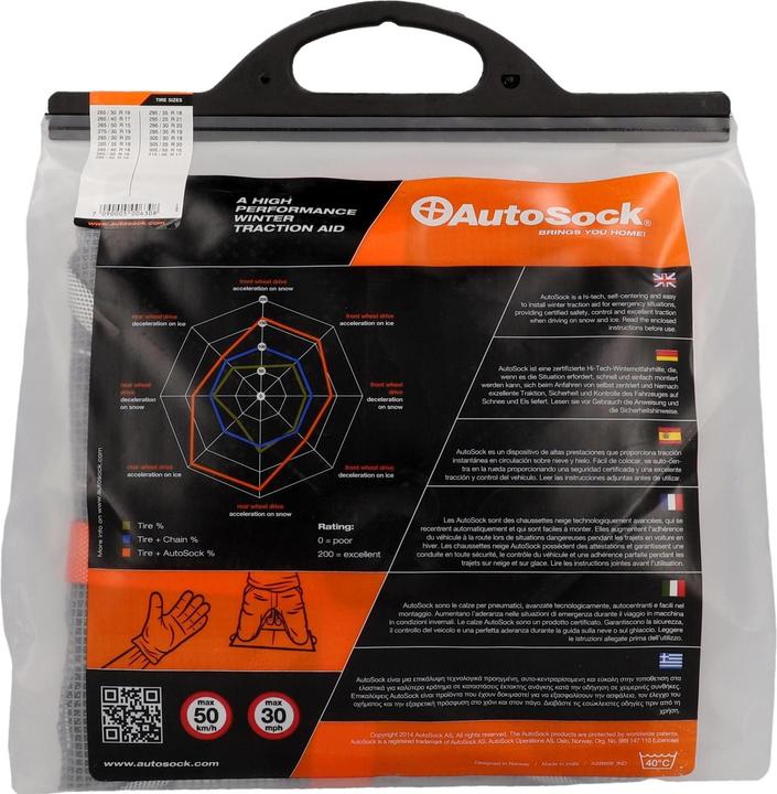 Actual product image Autosock Winter emergency driving aid size 830