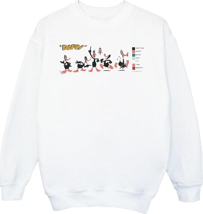 Produktbild Looney Tunes Daffy Duck Colour Code Sweatshirt (4XL)