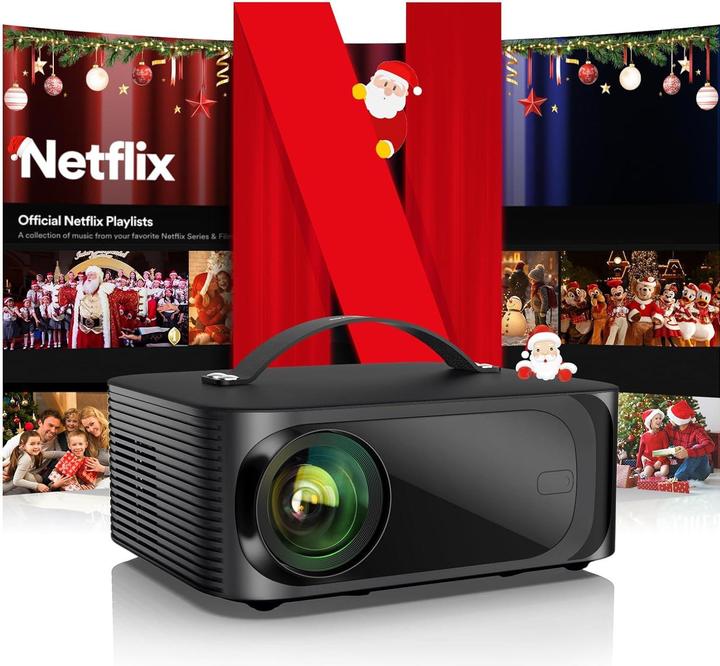 Produktbild ‎onoayo 4K Smart Beamer mit Netflix & Dolby Audio (1000 lm)