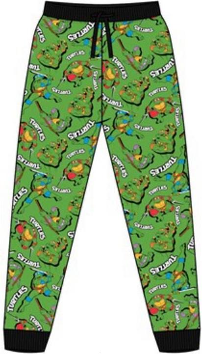 Actual product image Universal Textiles Teenage Mutant Ninja Turtles Mens Repeat Print Lounge Pants (S)