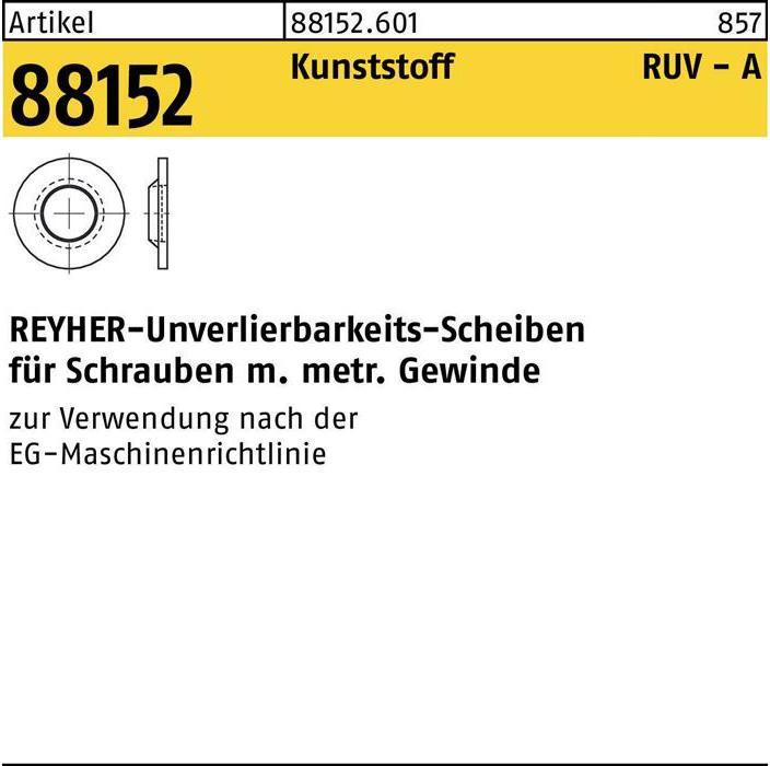 Produktbild Unverlierbarkeitsscheibe R 88152 10/10,5x15x2,1 Kunststoff naturfarben