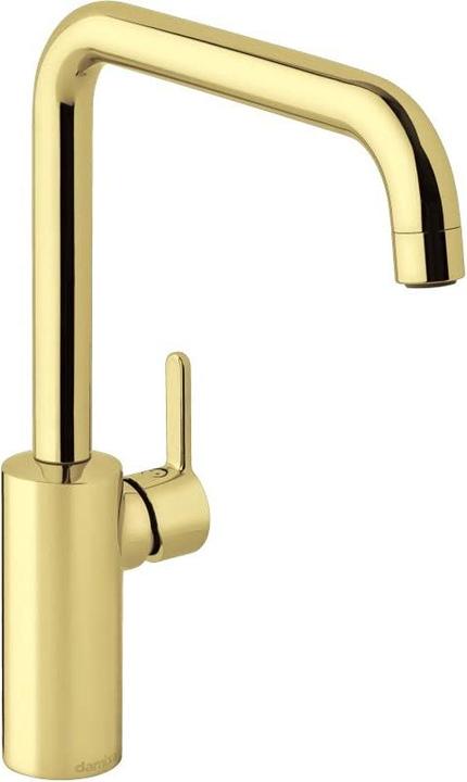 Actual product image Damixa silhouet køkkenarmatur - brass (pvd). med høj svingtud