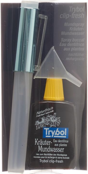 Immagine prodotto Trybol Collutorio clip blu fresco 8ml Collutorio 20ml (20 ml, Collutorio)