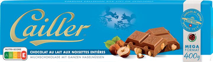 Produktbild Cailler Tafelschokolade Milch mit Haselnüssen (400 g)