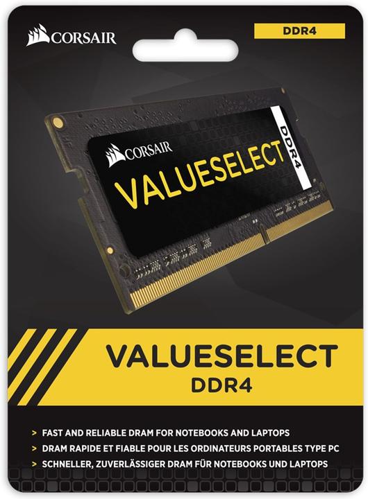 Actual product image Corsair value select (2 x 8GB, 2133 MHz, DDR4-RAM, SO-DIMM)