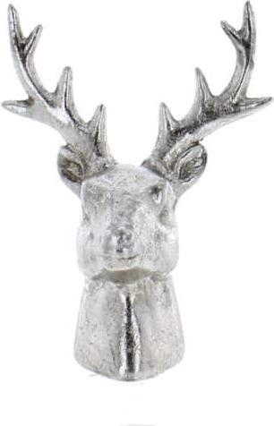 Actual product image MICA Living Deer head silver - approx. 12 x 8 x 15 cm