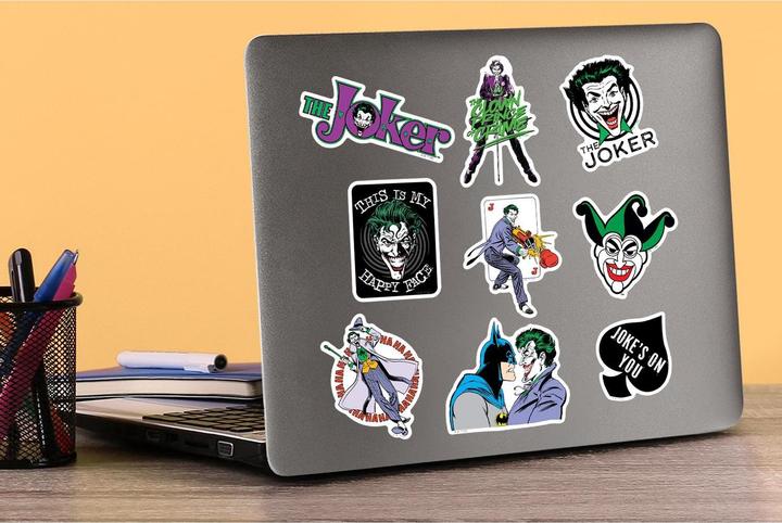 Actual product image Batman Deluxe Vintage The Joker Stickers (Pack of 100)